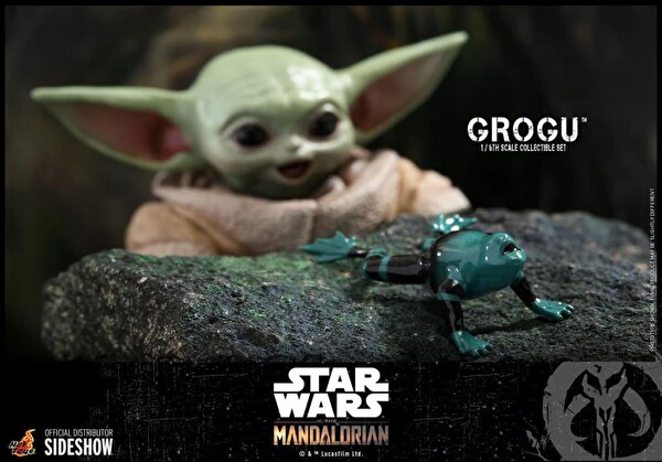 Hot Toys Star Wars The Mandalorian Grogu Sixth Scale Figür Oyuncak Seti 908288 - TMS43