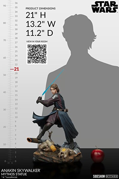 Sideshow Collectibles Star Wars Mythos Series Anakin Skywalker Mythos Statue Figür Oyuncak 300732