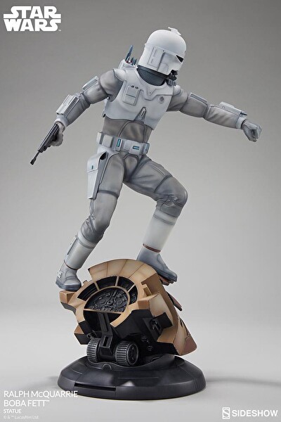 Sideshow Collectibles Concept Artist Series Ralph McQuarrie Boba Fett Statue Figür Oyuncak 200372