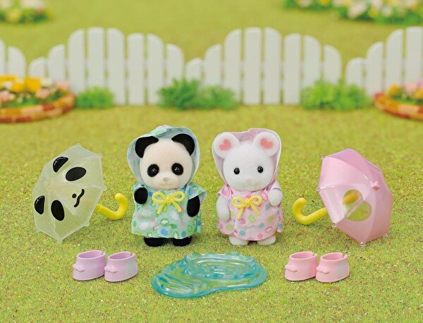 Sylvanian Families Anaokulu Arkadaşları Yağmurlu Gün İkilisi 5748