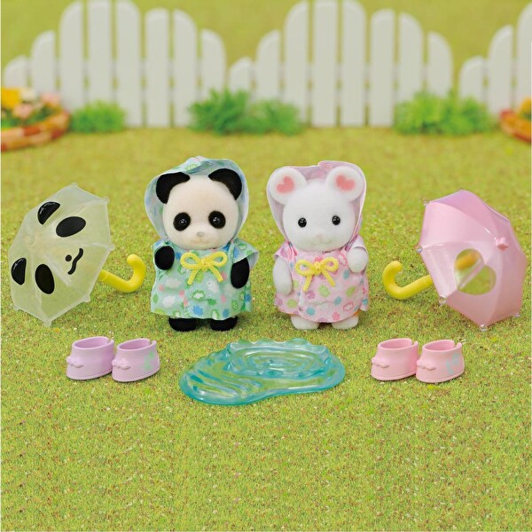 Sylvanian Families Anaokulu Arkadaşları Yağmurlu Gün İkilisi 5748