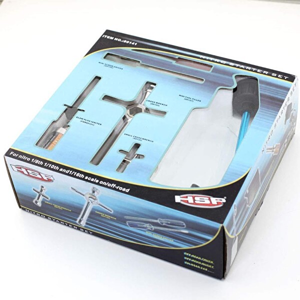 HSP RC Nitro Yakıtlı Arabalar İçin Starter Kit RC Nitro Yakıtlı Araba Çalıştırma ve Başlangıç Seti