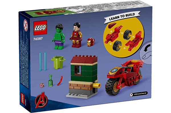 LEGO Super Heroes Iron Man with Bike and The Hulk 76287