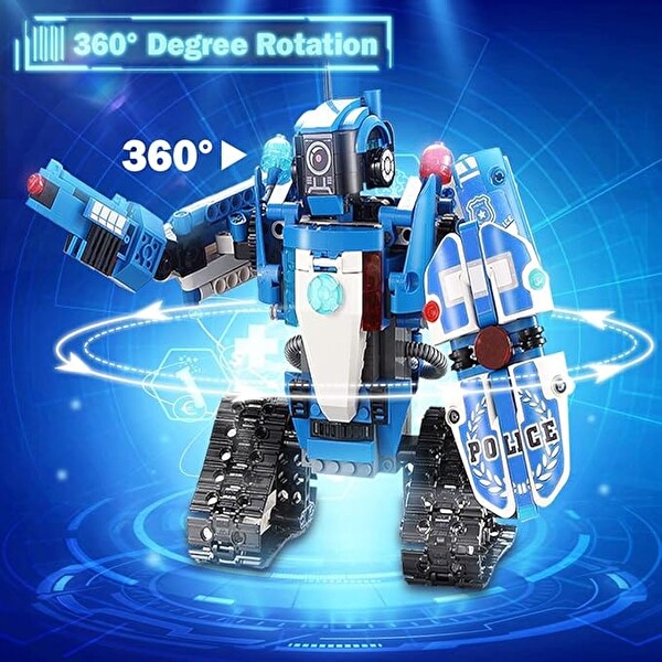 Vertoy Uzaktan Kumandalı Pilli Robot Yapım Seti B087P4CNND