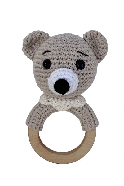 Organic Sisters Toys Organik Uyku Arkadaşı - Bebek Hediye Seti - Yenidoğan Seti - Ayılı Set