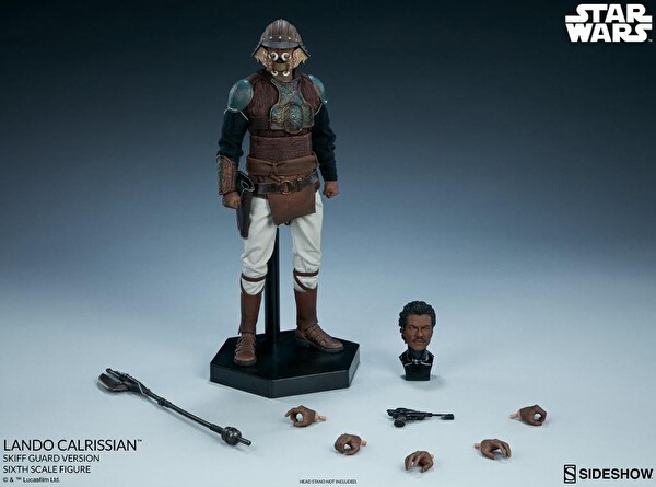 Sideshow Collectibles Lando Calrissian Skiff Guard Version Sixth Scale Figür Oyuncak 747720237650