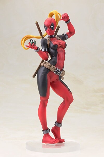 Kotobukiya Lady Deadpool Bishoujo Statue Figür Oyuncak STK0843