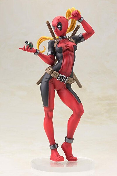 Kotobukiya Lady Deadpool Bishoujo Statue Figür Oyuncak STK0843