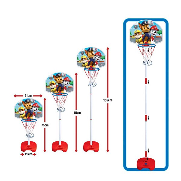 Dede Paw Patrol Büyük Ayaklı Basketbol Seti 03880