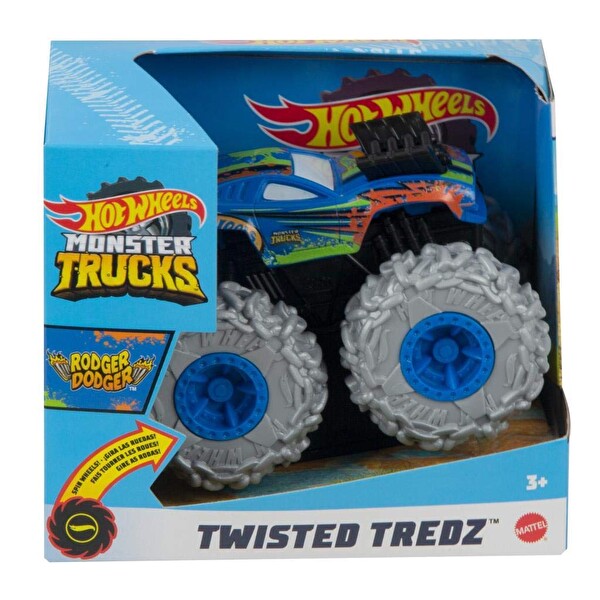 Hot Wheels Monster Trucks Twisted Tredz Rodger Dodger GVK37-GVK40