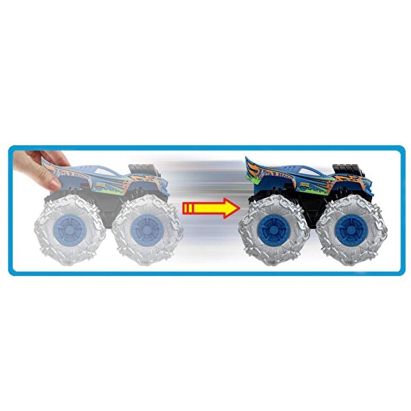 Hot Wheels Monster Trucks Twisted Tredz Rodger Dodger GVK37-GVK40