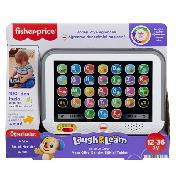 Fisher Price Eğlen ve Öğren Yaşa Göre Gelişim Eğitici Tablet HXB69