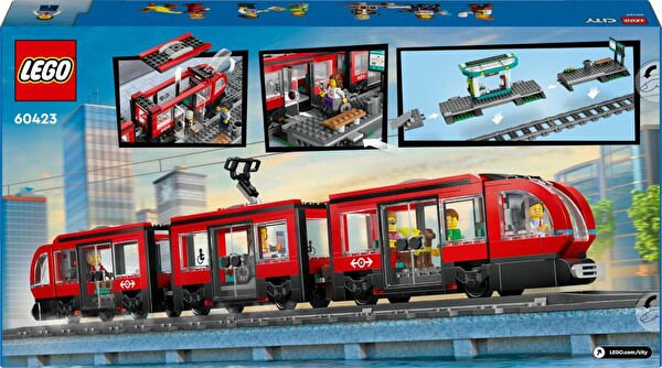 LEGO City Şehir Merkezi Tramvay İstasyonu 60423