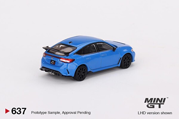 Mini GT Honda Civic Type R Boost Blue Pearl 2023 Oyuncak Araç 637