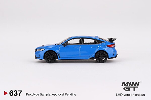 Mini GT Honda Civic Type R Boost Blue Pearl 2023 Oyuncak Araç 637