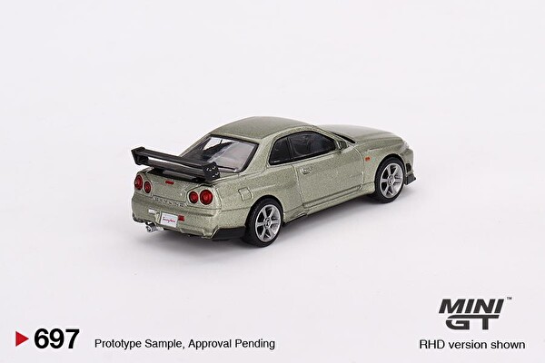Mini GT Nissan Skyline GT-R R34 Tommykaira R-Z Millenium Jade Oyuncak Araç 697