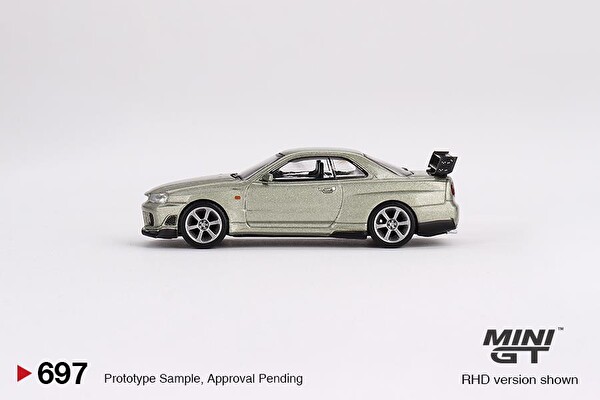 Mini GT Nissan Skyline GT-R R34 Tommykaira R-Z Millenium Jade Oyuncak Araç 697