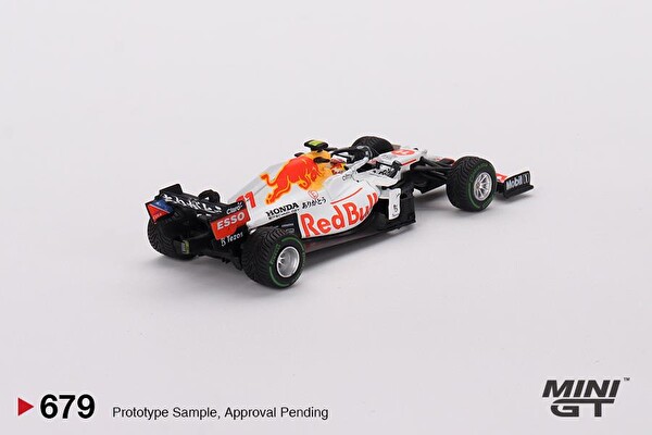Mini GT Red Bull RB16B 11 Sergio Pérez 2021 Turkish Grand Prix 3rd Place Oyuncak Araç 679