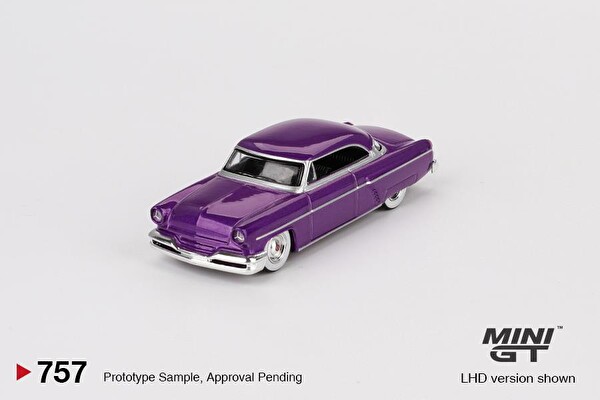 Mini GT Lincoln Capri Hot Rod 1954 Purple Metallic Oyuncak Araç 757