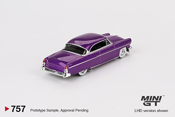 Mini GT Lincoln Capri Hot Rod 1954 Purple Metallic Oyuncak Araç 757