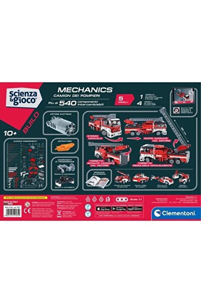 Clementoni Bilim ve Oyun: Mechanics İtfaiye Aracı 75068