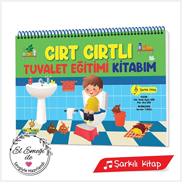 Cırt Cırtlı Şarkılı Tuvalet Eğitimi Kitabım