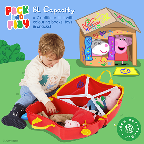 Trunki Peppa Pig Party Bus Çocuk Valiz