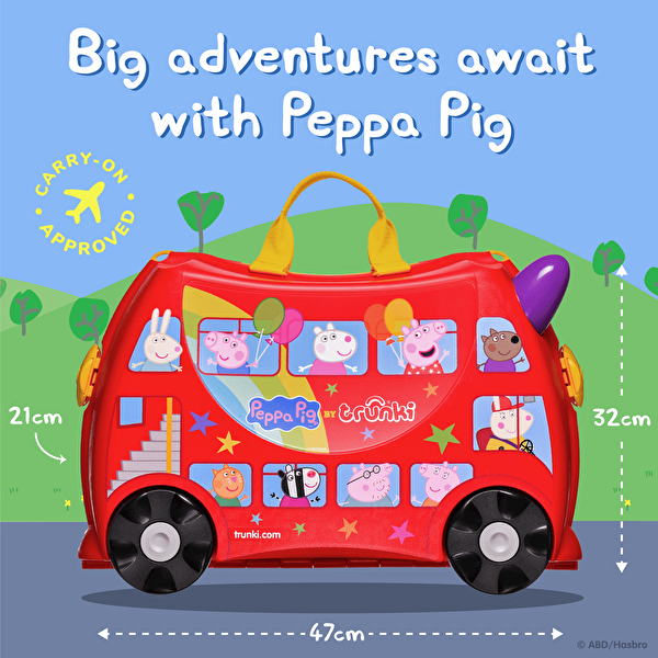 Trunki Peppa Pig Party Bus Çocuk Valiz