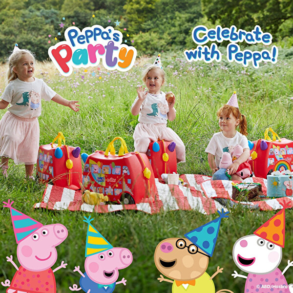 Trunki Peppa Pig Party Bus Çocuk Valiz