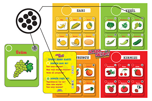 Sam Games Acaba Neyim? Junior - Meyveler ve Sebzeler