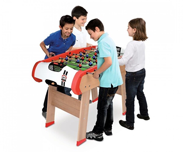 Smoby Powerplay 4 ü1 Arada Oyun Masası Seti Langırt-Bilardo-Masa Tenisi-Hokey 640002