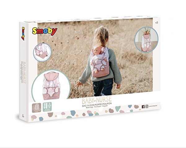 Smoby Baby Nurse Bebek Taşıyıcı Sırt Çantası 220321