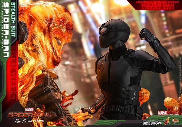 Hot Toys Spider-Man Stealth Suit Deluxe Version Sixth Scale Figür Oyuncak MMS541 904858