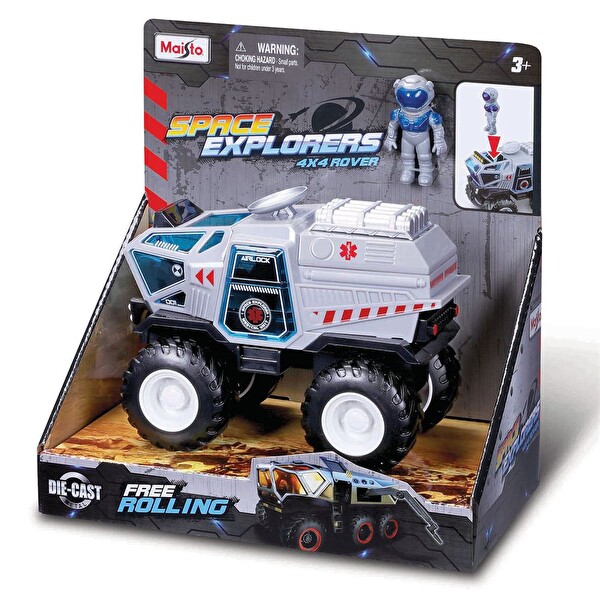 Maisto Space Explorers 4x4 Rover Mavi Uzay Aracı ve Figür Oyuncak