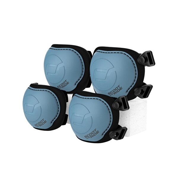 Scoot and Ride S-M Petrol Mavisi Dizlik ve Dirseklik Scooter Koruyucu Set 230926-00025