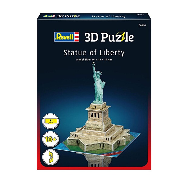 Revell 3D Mini Özgürlük Heykeli Puzzle 00114