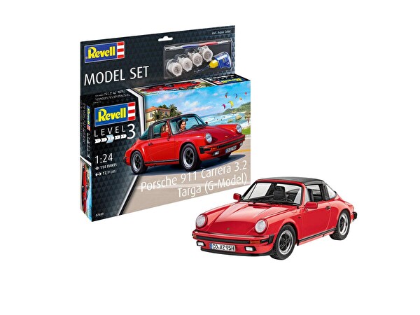 Revell Model Set 1:24 Porsche 911 3.2 Targa Oyuncak Araba 67689
