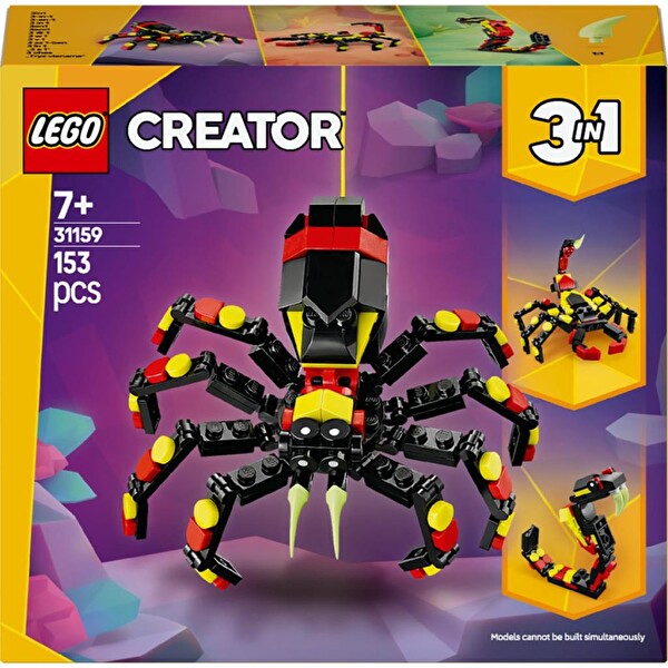 LEGO Creator 3’ü 1 Arada Vahşi Hayvanlar Şaşırtıcı Örümcek 31159