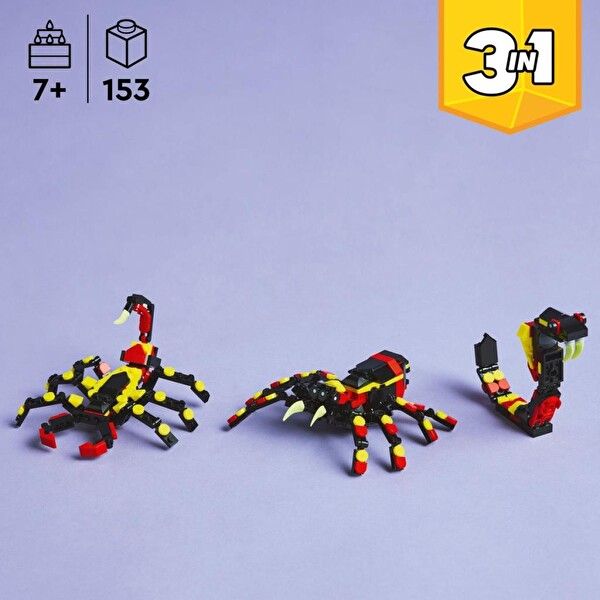 LEGO Creator 3’ü 1 Arada Vahşi Hayvanlar Şaşırtıcı Örümcek 31159