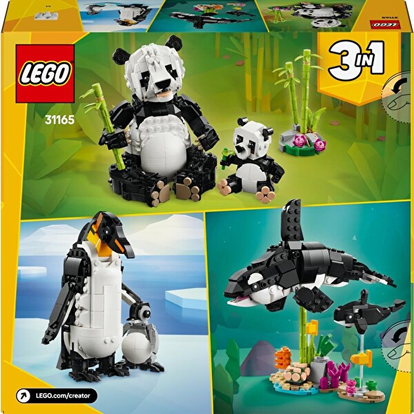 その他 panda LEGO Creator 3'ü 1 Arada Vahşi Hayvanlar Panda Ailesi 31165 Fiyatı