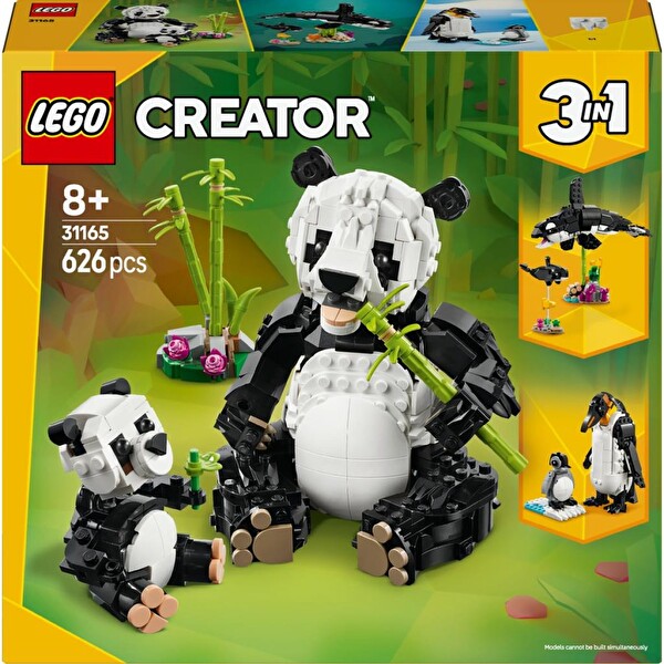 LEGO Creator 3’ü 1 Arada Vahşi Hayvanlar Panda Ailesi 31165