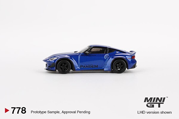 Mini GT Nissan Z Pandem Seiran Blue Oyuncak Araba 778