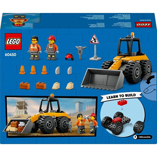 LEGO Sarı Tekerlekli İnşaat Yükleyicisi 60450