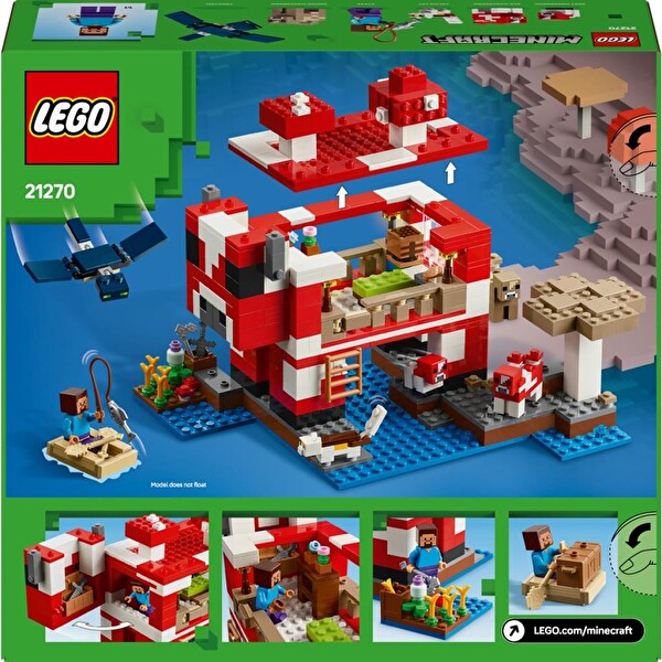 LEGO Minecraft Mooshroom Evi 21270
