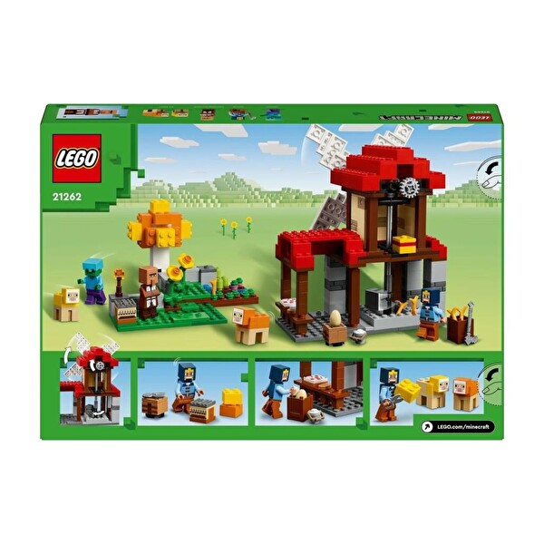 LEGO Minecraft Rüzgar Değirmeni Çiftliği 21262