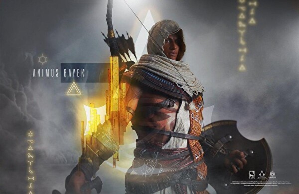 Sideshow Collectibles Pure Arts Animus Bayek Statue Assasins Creed Figür Oyuncak