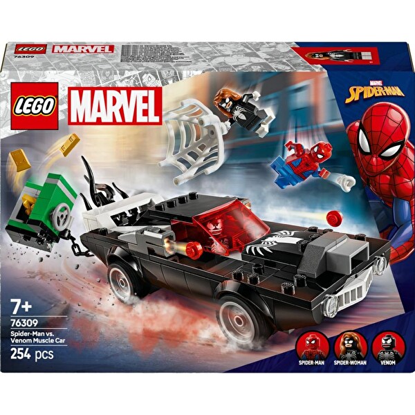 LEGO Marvel Örümcek Adam Venom Arabasına Karşı 76309