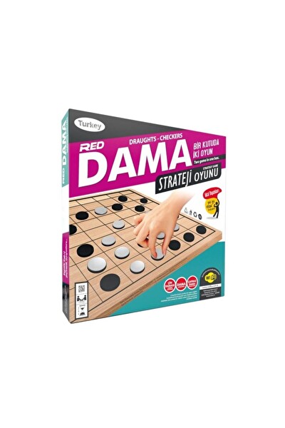 Redka Ahşap Dama Strateji Oyunu
