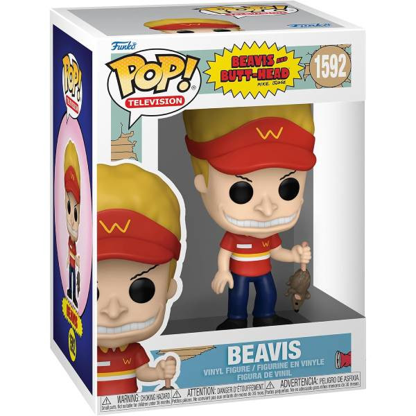 Funko Pop Television Beavis Butt-Head Beavis Burger World Uniform Figür Oyuncak No: 1592
