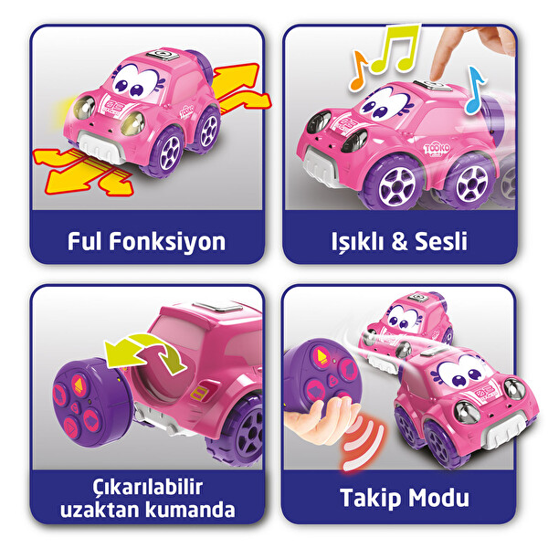 Silverlit Tooko Beni Takip Et Crossroad Kumandalı Aracım 81014 - Pembe